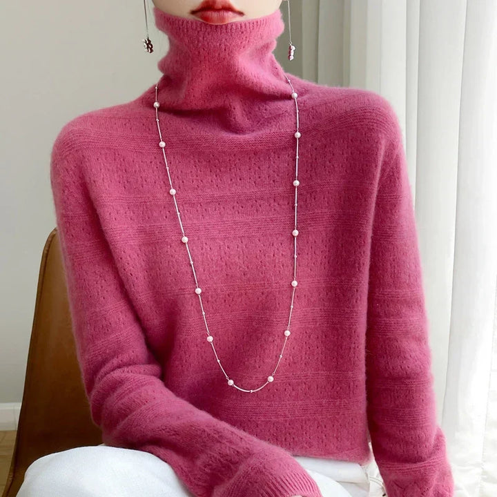 Aria™ - Pull Col Roulé Haut de gamme Doux