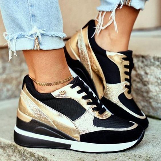 Nanti | Baskets compensées confortables
