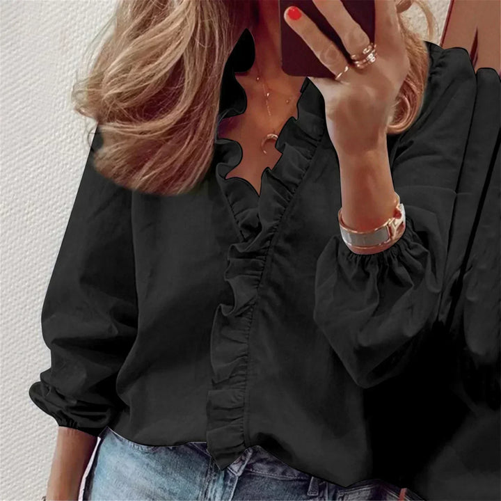 Maren | Blouse Élégante à Manches Longues