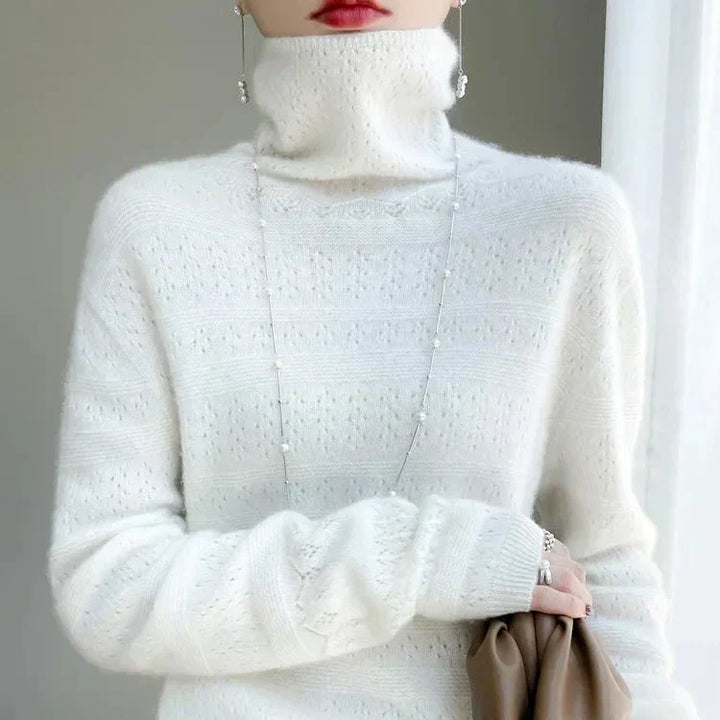 Aria™ - Pull Col Roulé Haut de gamme Doux