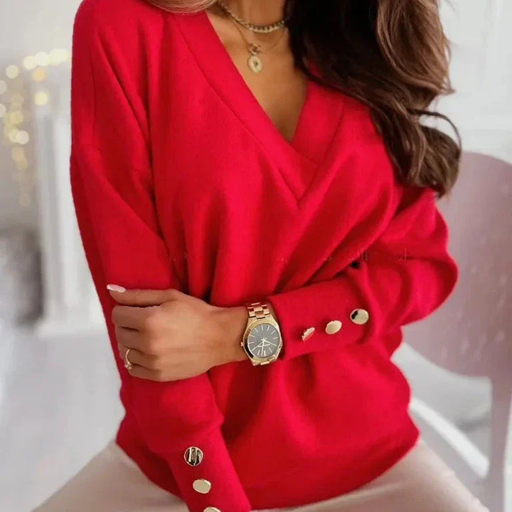 Amelia™ - Pull V élégant