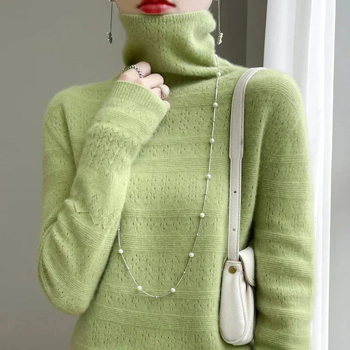 Aria™ - Pull Col Roulé Haut de gamme Doux