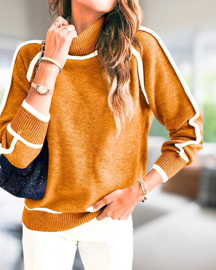 Lily™ - Pull Col Roulé Confortable