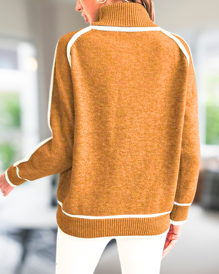 Lily™ - Pull Col Roulé Confortable