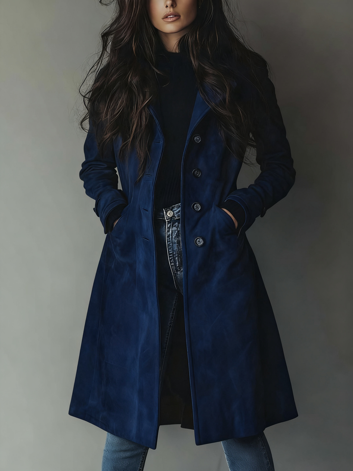 Sidonie | Trench vintage effet daim