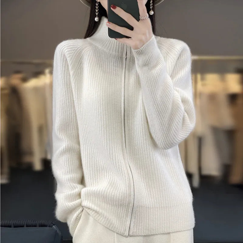 Charlotte™ - Cardigan avec Fermeture Éclair