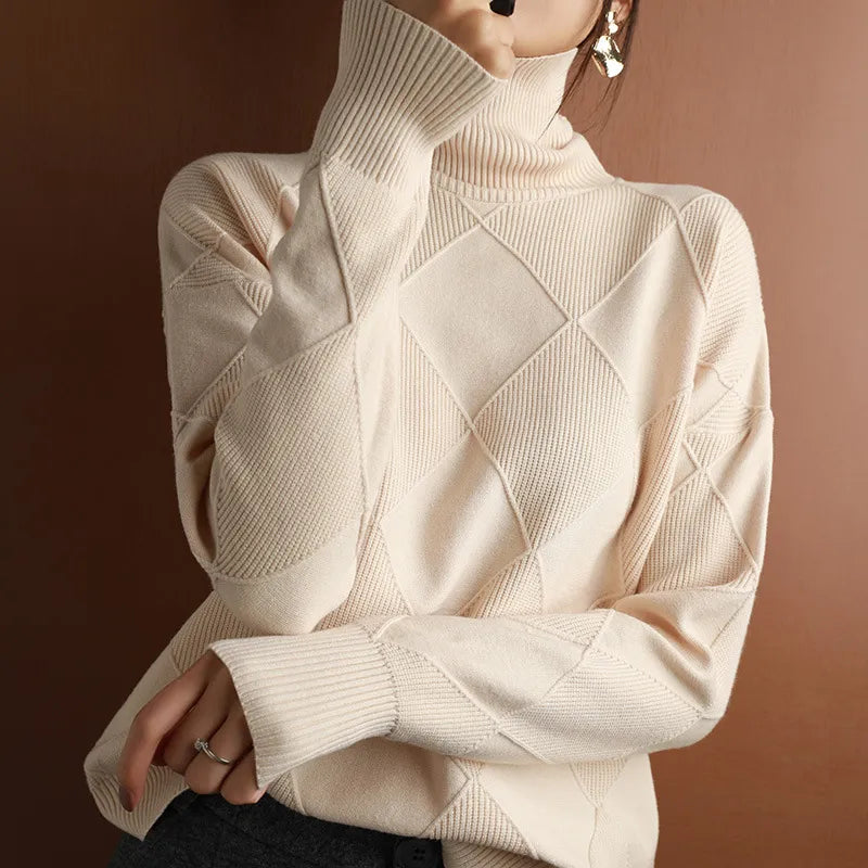 Zoe™ - Pull Col Roulé Doux et Confortable
