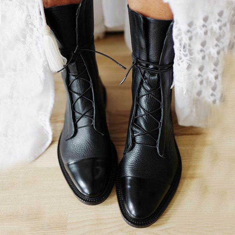 Aricie | Bottines à lacets et bout brillant