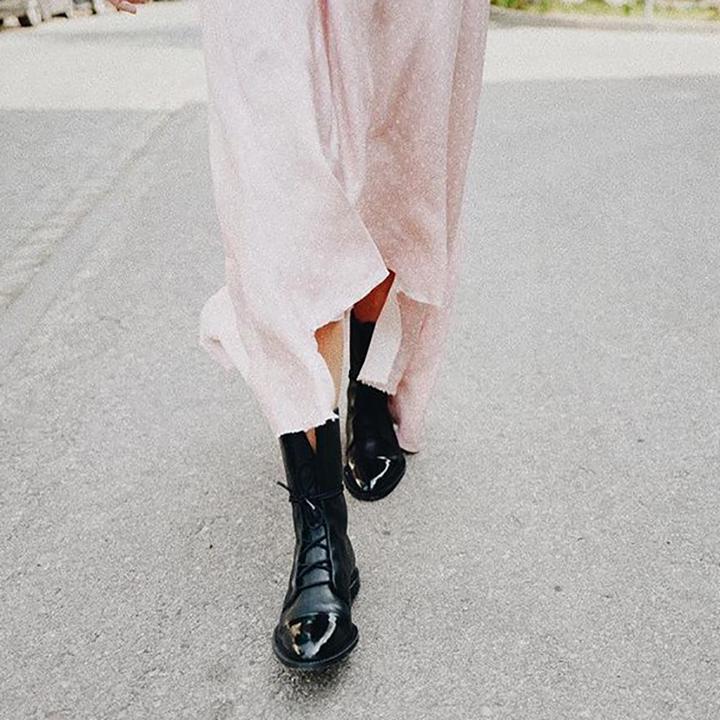 Aricie | Bottines à lacets et bout brillant