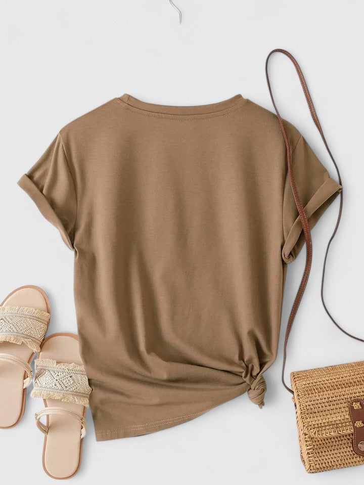 Lea | T-shirt confortable à manches courtes.