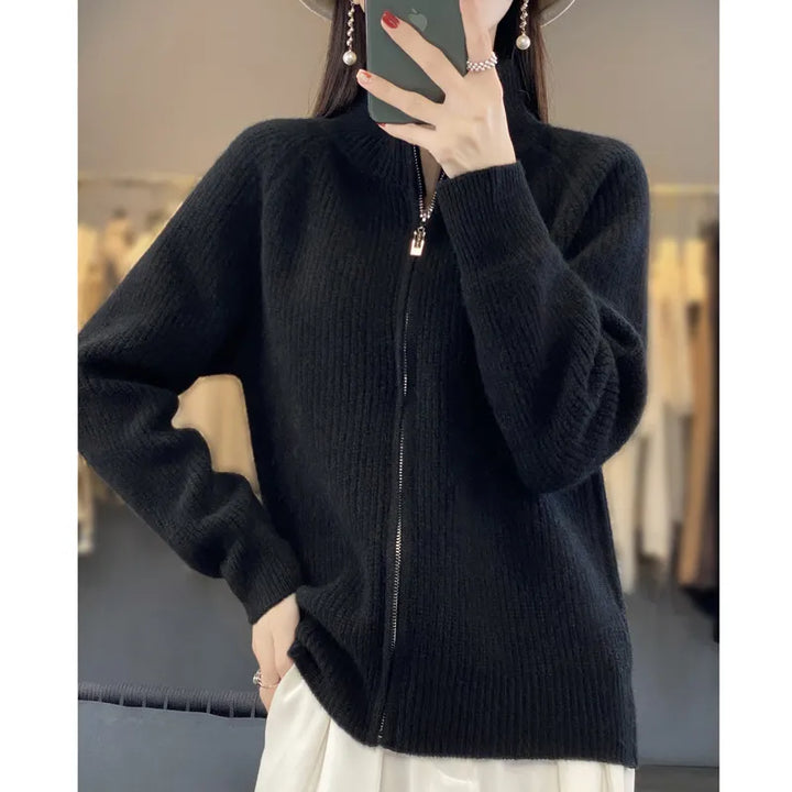 Charlotte™ - Cardigan avec Fermeture Éclair