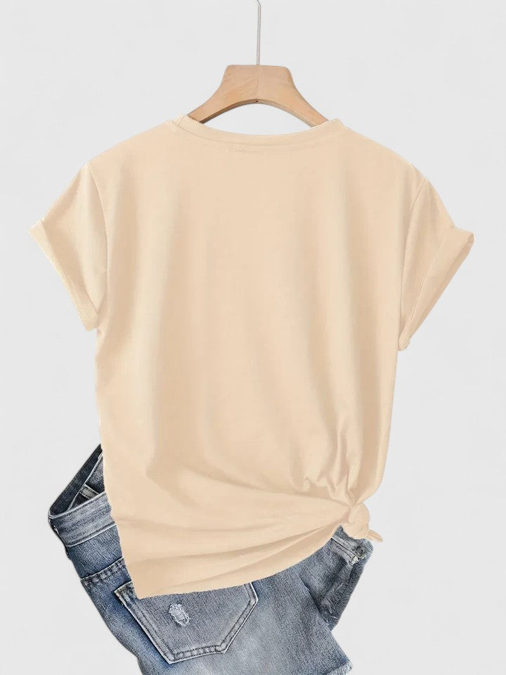 Lea | T-shirt confortable à manches courtes.