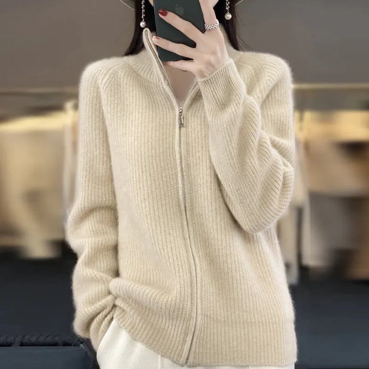 Charlotte™ - Cardigan avec Fermeture Éclair