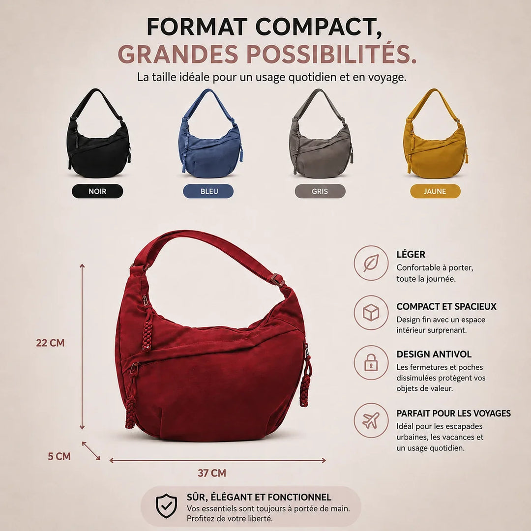 Chiara | Sac à Bandoulière Gris