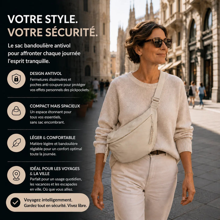 Elena | Sac à Bandoulière Beige