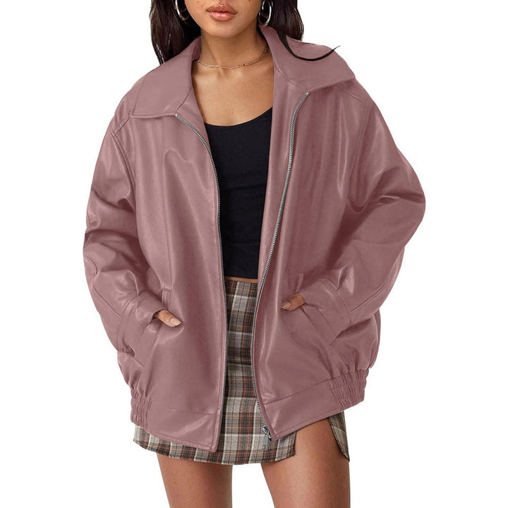 Eudoxie | Blouson ample zippé à col chemise