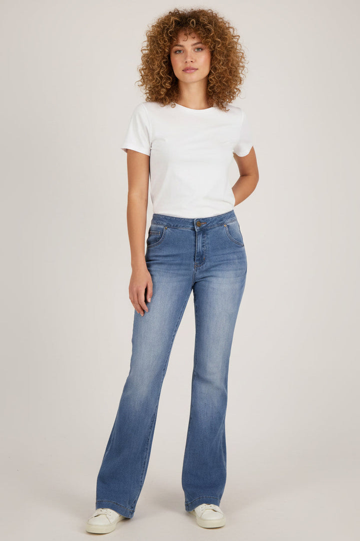 Ida | Pantalon Flare en Denim