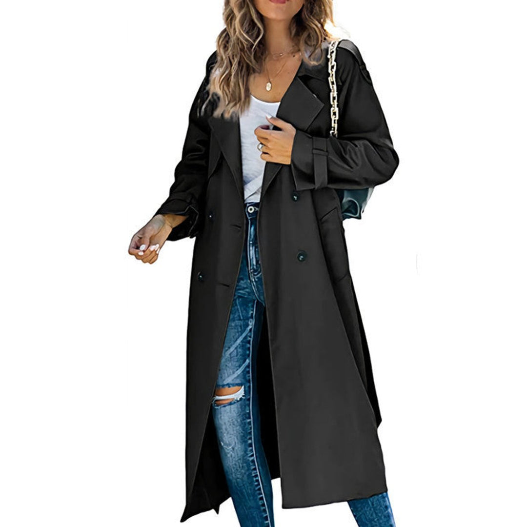 Florentine | Trench long croisé ceinturé