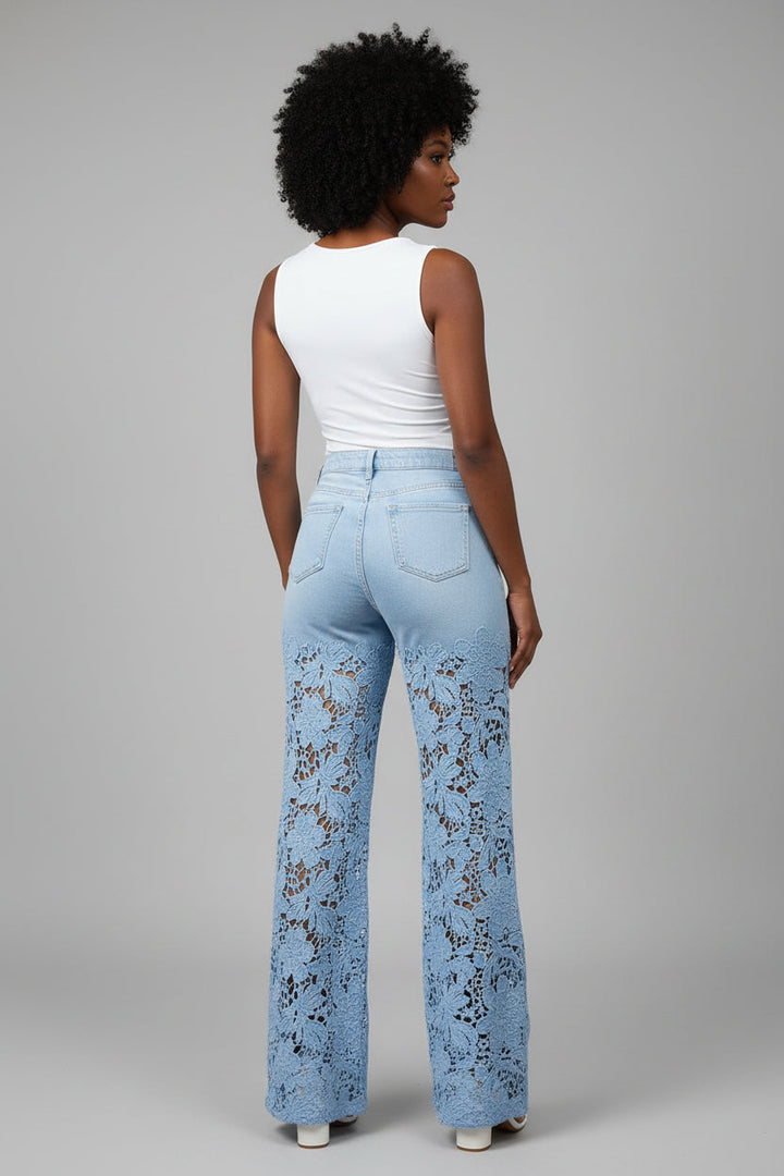 Hana | Jeans Taille Haute à Jambes Larges