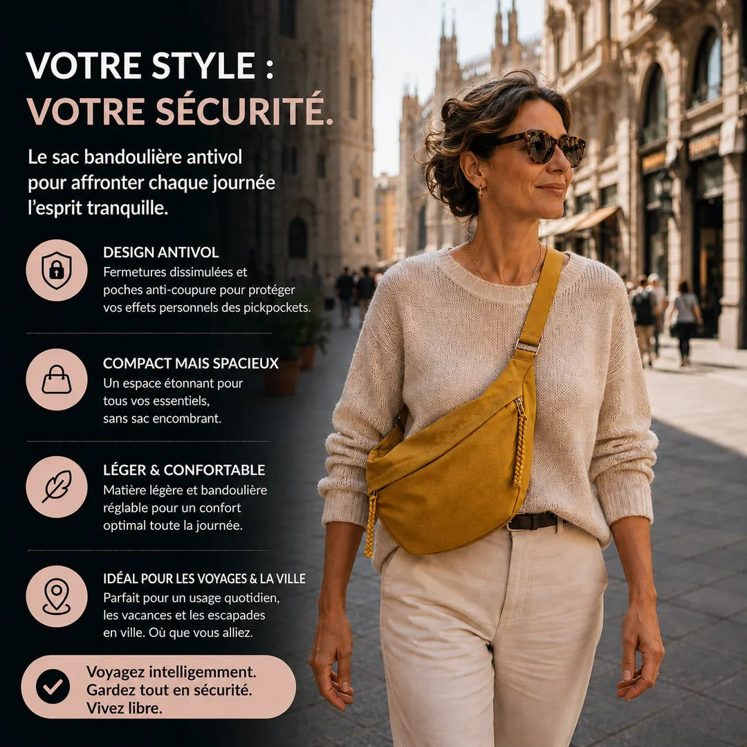 Luce | Sac à Bandoulière Ocre