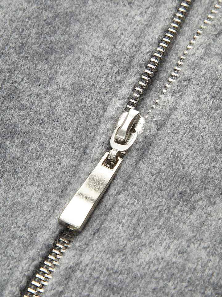 Maëva | Cardigan zippé oversize à grand col