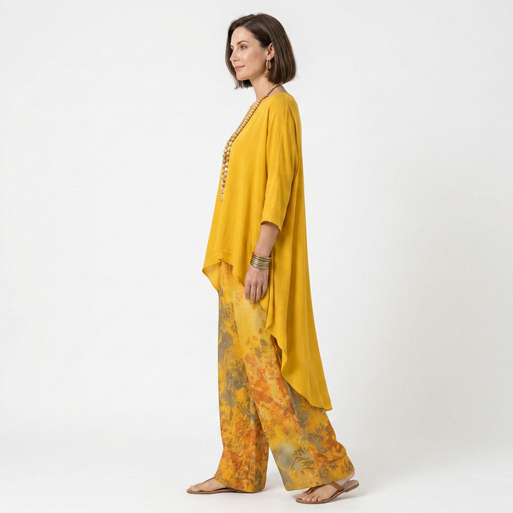 Liéta | Ensemble deux pièces à tunique asymétrique