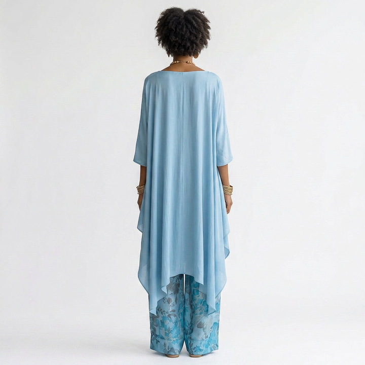 Liéta | Ensemble deux pièces à tunique asymétrique