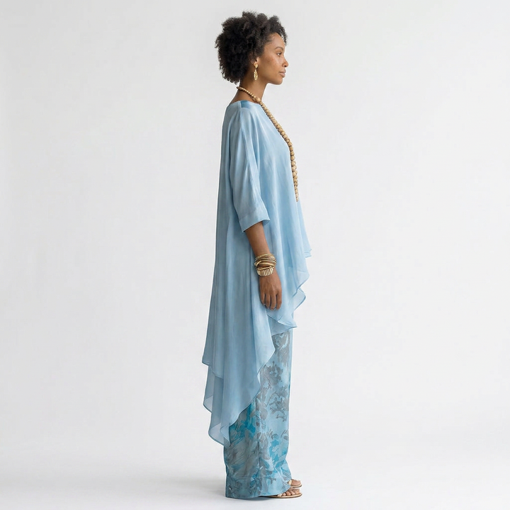 Liéta | Ensemble deux pièces à tunique asymétrique
