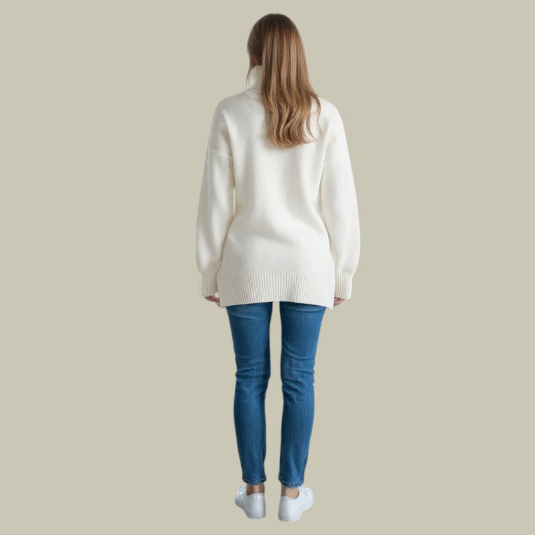 Monelle | Pull ample à col roulé