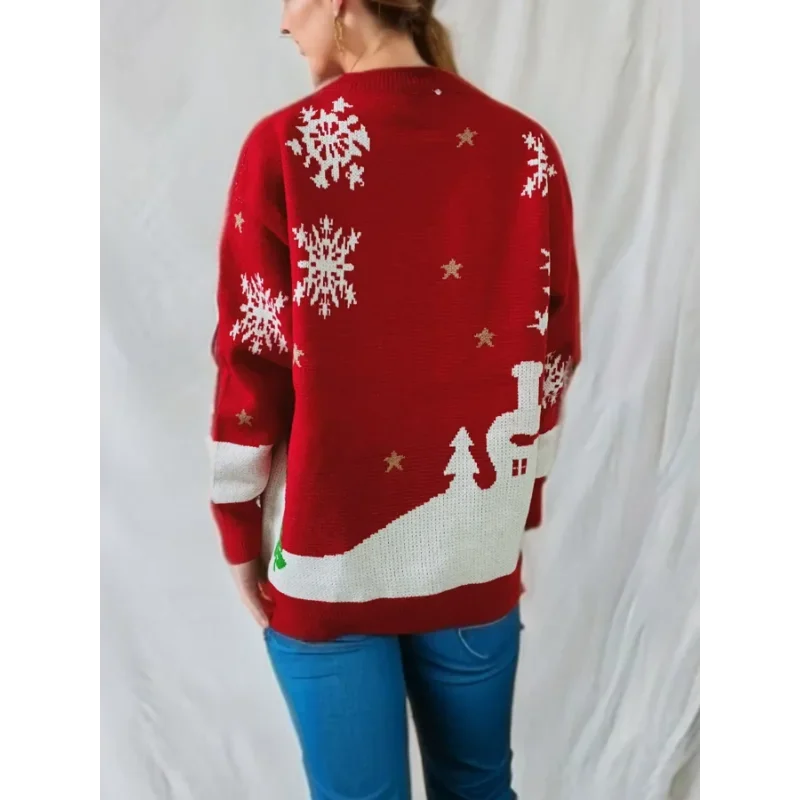 Naïma | Pull de Noël à grand bonhomme en pain d&