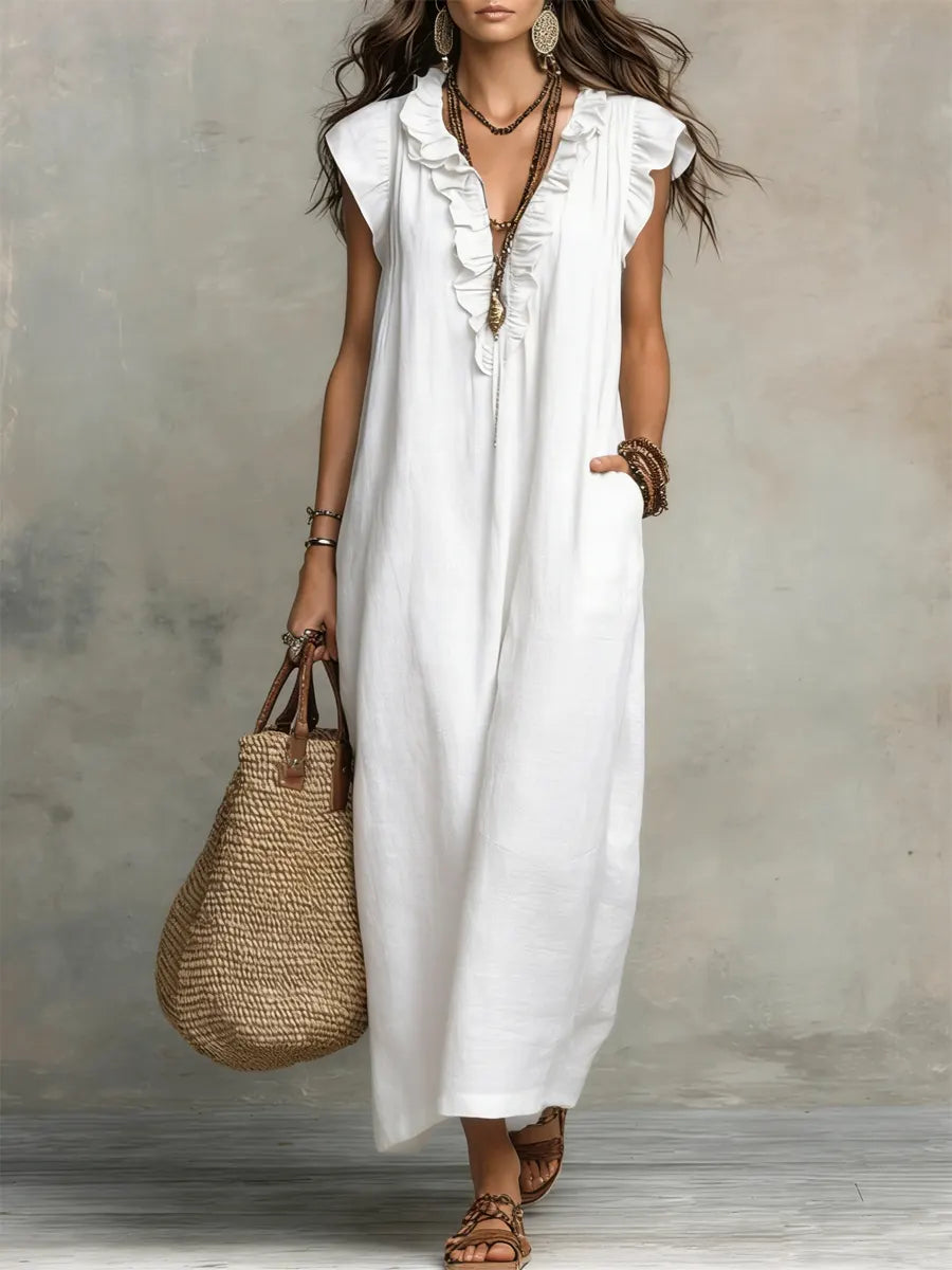 Mia | Robe Bohémienne Longue et Fluide