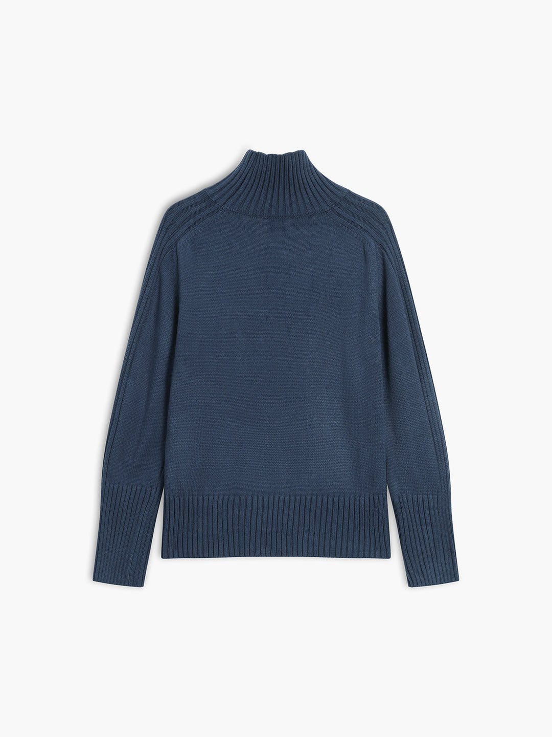 Pulchérie | Pull côtelé à col cheminée
