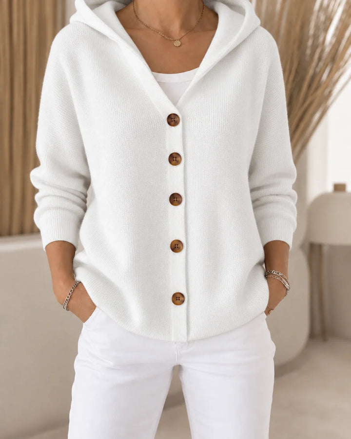 Teri | Cardigan léger à capuche