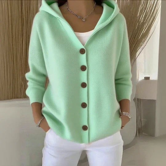 Teri | Cardigan léger à capuche