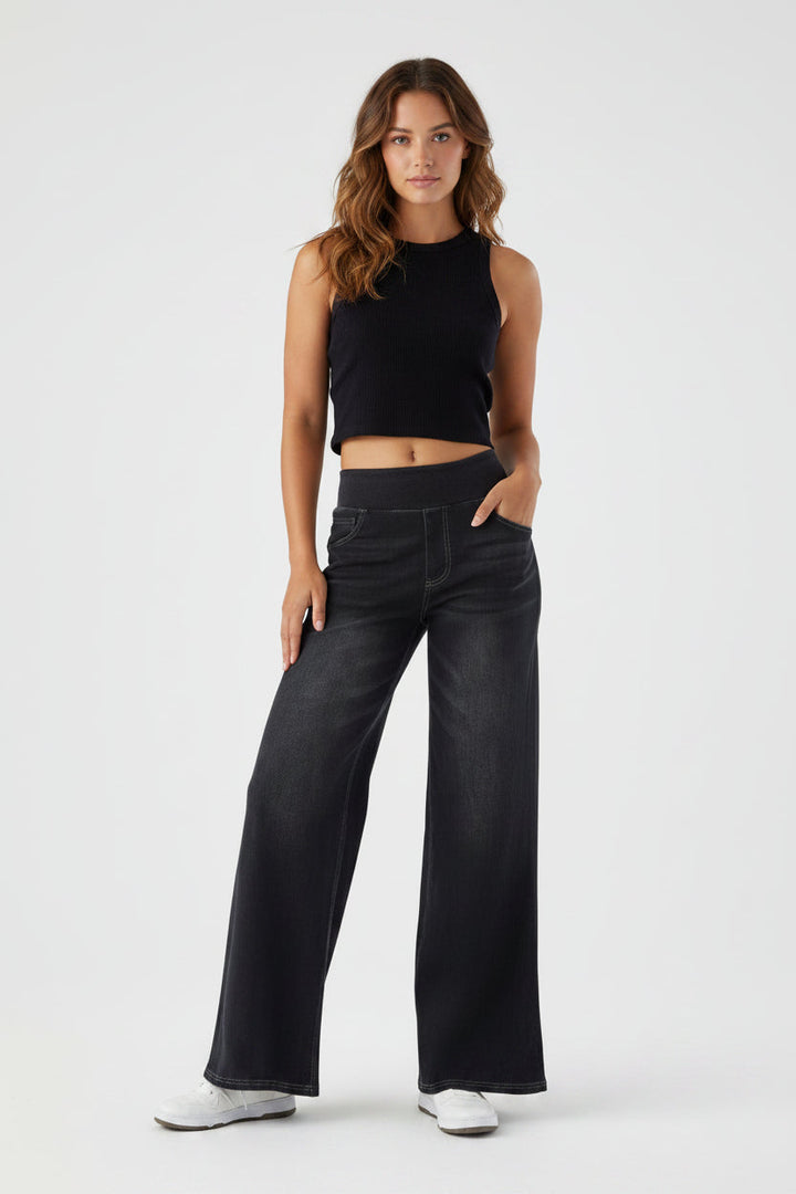 Nori | Jeans Large à Jambes Croisées Décontractés