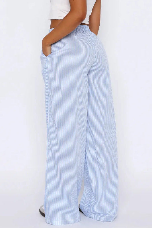 Dalissa | Pantalon Large Femme - Taille Haute et Jambes Larges