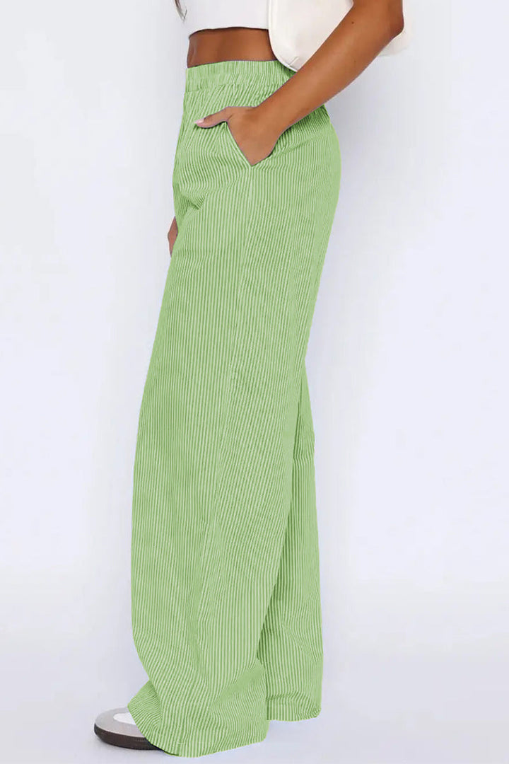 Dalissa | Pantalon Large Femme - Taille Haute et Jambes Larges