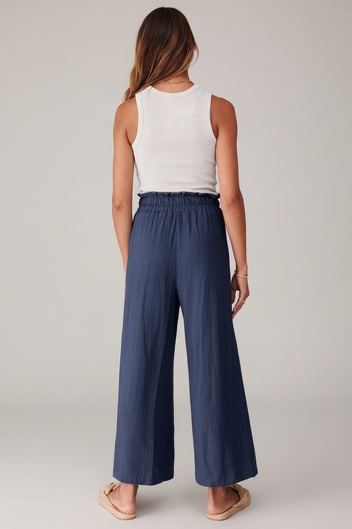 Elara | Pantalon Large Femme - Jambes Amples et Taille Élastique