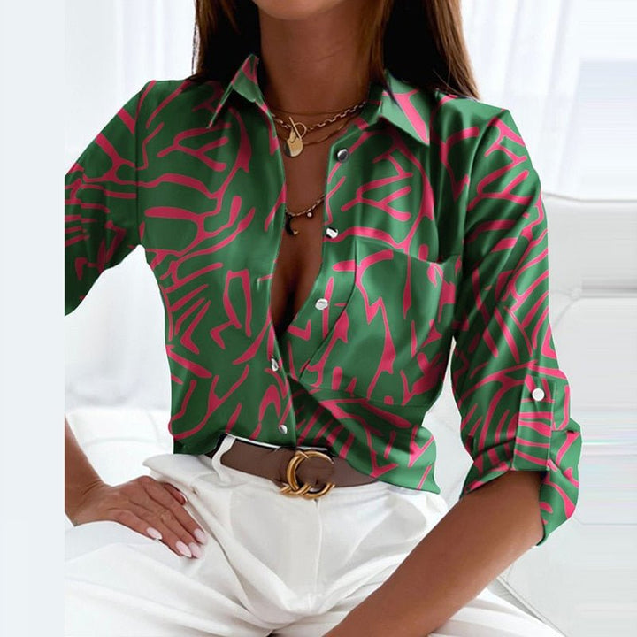 Eldbjørg | Blouse Élégante avec Col