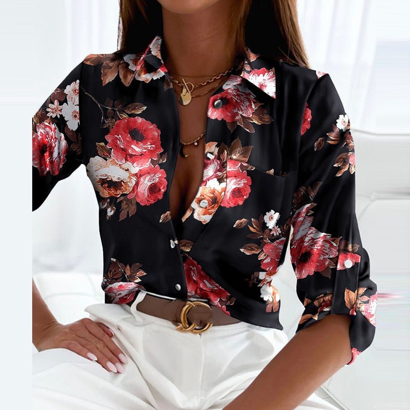Eldbjørg | Blouse Élégante avec Col