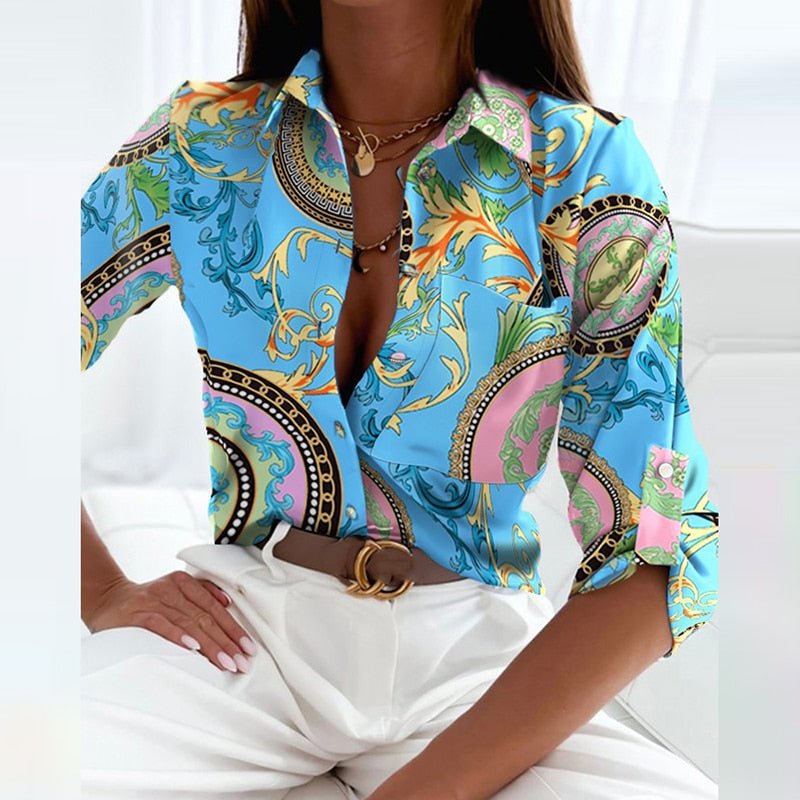 Eldbjørg | Blouse Élégante avec Col